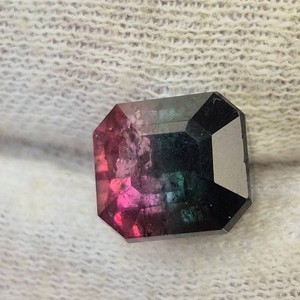 4.70 Carat Natural Watermelon Tourmaline Emerald Cut Loose Gemstone Retail $2,350 VIDEO