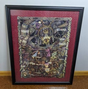 Draculas Castle Framed Puzzle 25.25 x 31.25