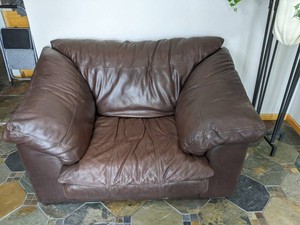 Brown Leather 59 Chair