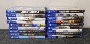 18 PS4 Games Lego Worlds, Monopoly, Farming SImulator, MudRunner, Call of Duty, Wreckfest, Stardew, Rapala Pro, Uncharted 4, The Sims, Minecraft, and More