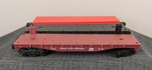 HO Scale Flat Cars Burlington Northern Milwaukee Road RB and B&B, 3 Total