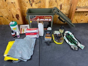 Gun Cleaning Supplies in Cabelas Ammo Box