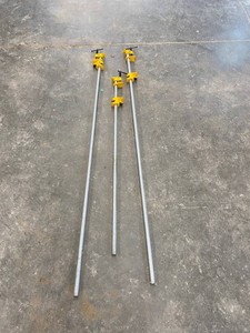 34 DeWalt Pipe Clamps, 3 Total