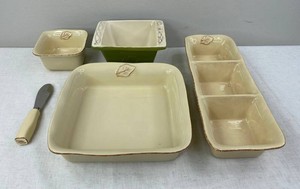 Tastefully Simple Host Collection Ceramic Serveware Set, 5 Piece