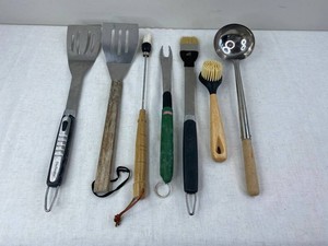 Coleman, Chefmate, and Others Barbecue Grill Utensils, 7-Piece