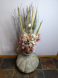Large Heavy Artificial Flower Planter with Floral Display 4 x 20