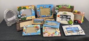 Decorative Photo Frames in Various Sizes, 13 Total
