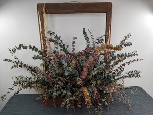 Windowsill Flower Planter With Artificial Flowers 20 x 6.25 x 29