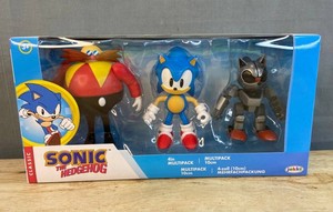 Sonic the Hedgehog Classic 3-Figure Multipack, 4 - Brand New Q