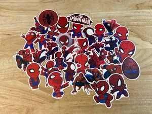 Marvel Spider-Man Sticker Assortment, 35 Total - Brand New Q