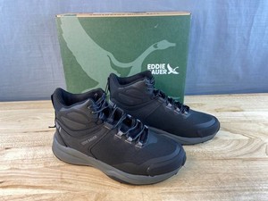 Eddie Bauer Rapoza Mens Outdoor Boots Size 10, Black - Brand New Q