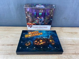Pumpkin Ghost House 500-Piece Puzzle & Halloween Advent Calendar - Brand New Q