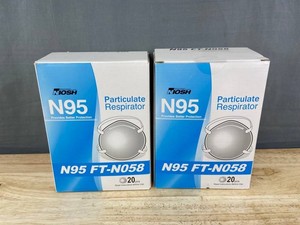 NIOSH N95 FT-N058 Particulate Respirator Masks, 2 Total 20 Packs - Brand New Q