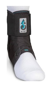 Med Spec ASO A50 Large Black Lace-Up Ankle Stabilizer - Brand New Q