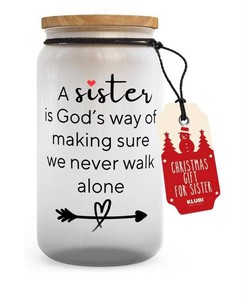Klubi Sister 16oz Glass Tumbler With Bamboo Lid & Straw - Brand New Q