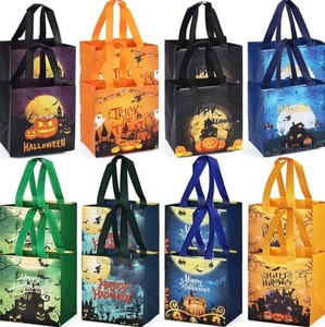 Halloween Trick-or-Treat Tote Bags With Handles, 16 Total - Brand New Q