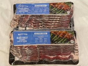 I - Marketside Black Forest Seasoned Thick-Cut Bacon 12oz (Lot of 2)