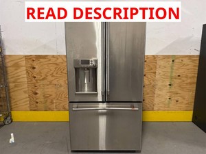Cafe Standard-Depth Hot Water Dispenser 27.8-cu ft 36-in Wide French Door Refrigerator with Ice Maker MSRP $3,689 (read description)