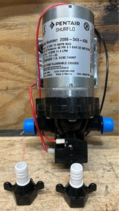 Shurflo Self-Priming Diaphragm Water Pump - 12 Volt, 180 GPH, 12in. Ports, Model# 2088-343-435 #52063 Msrp $149.99