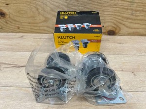 $31 Klutch 3in. Rigid Casters and Swivel Casters with Brakes, 4-Pk., 440-Lb. Capacity Per Set $31.49