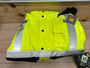 $50 Utility Pro Safety Fit Durability High Visibility Systems Jacket Mens Size Medium $49.99
