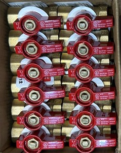 Legend T-3005 Red Top Forged Brass Economy Gas Ball Valve Msrp $174.99 lot of 12
