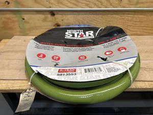 $80 NorthStar Water Pump Suction Hose, 2in. x 20ft. Max. PSI 60, PVC, Industrial-Grade Aluminum Couplings
