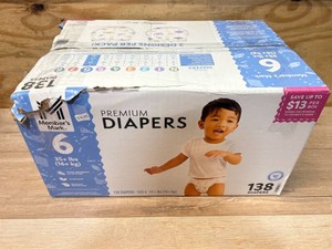 Members Mark Premium Diapers 138 count- Size 6 (35 LBS)