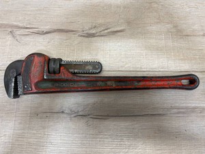 $87 Ridgid Heavy-Duty Straight Pipe Wrench - 18in., Steel Jaw, Model# 632-31025