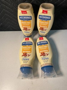 Hellmanns Chicken Tender Garlic Parmesan Dip 11.5 Fl Oz (Lot of 4)