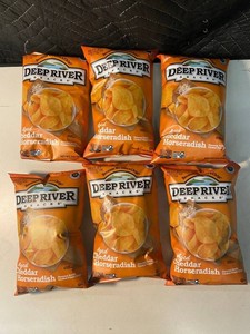 Deep River Snacks Aged Cheddar Horseradish Chips (Lot of 6)