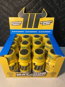 Matador Energy Blue Raspberry 12-Pack 2 Fl Oz Bottles