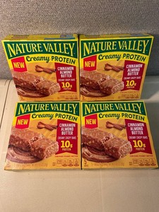 Nature Valley Creamy Protein Cinnamon Almond Butter Bars (Lot of 4)