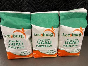 Leesburg Premium Ugali Maize Meal 2 Kg (Lot of 3)
