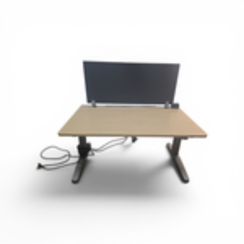 Steelcase Power Sit Stand Desk with Privacy Divider & Power Pack Retails New for $2277