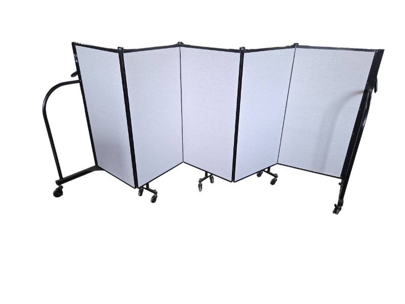 Screenflex collapsible divider on wheels Retail $999