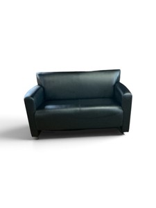 Flash Furniture Hercules Majesty Series Soft Loveseat Black leather