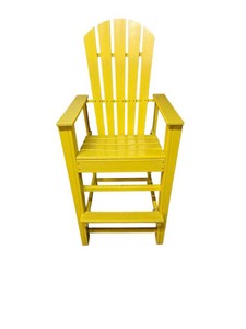 Polywood Brand Outdoor Bar Chair (Yellow) Retail $499
