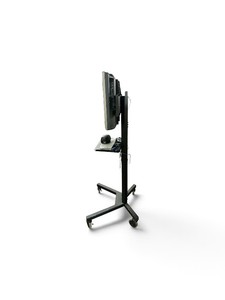 Heavy-Duty Industrial Mobile AV Presentation CartTv Mount Retail $649