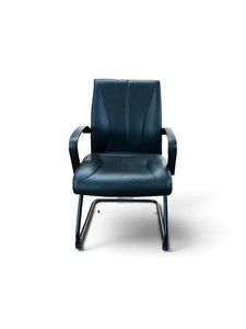 Black Leatherette Office Guest Chair Retail $599