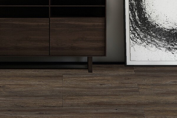 401 SF of HD Brushed Oak LVP Waterproof - 6.5 x 48 - Smokehouse LVX  Lighter in Person