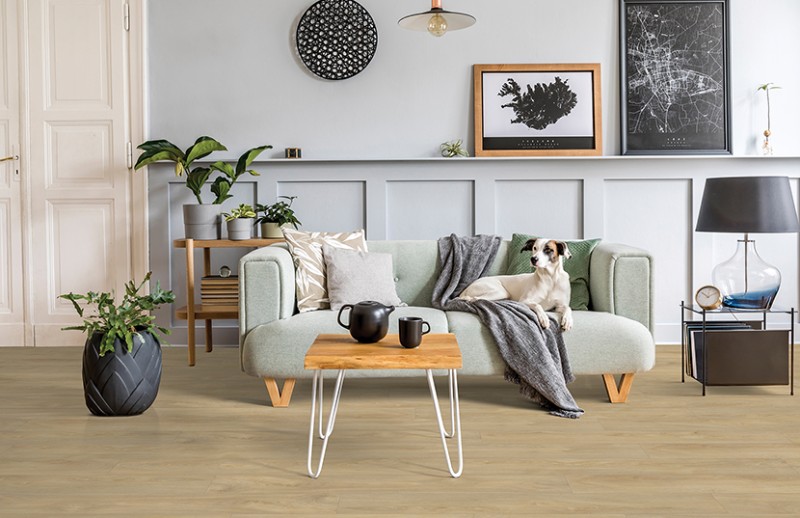 401 SQ FT  of HD Brushed Oak Water PROOF  LVP - 6.5 x 48 -  Augusta - LVW