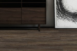1,200 SF of HD Brushed Oak LVP Waterproof - 6.5" x 48" - Smokehouse  LVX Lighter in Person