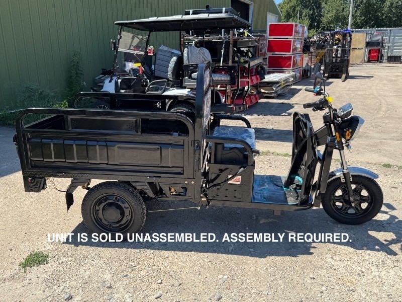 2026 SDLANCH Electric Tricycle (ET13) - Black (optional assembly service available)