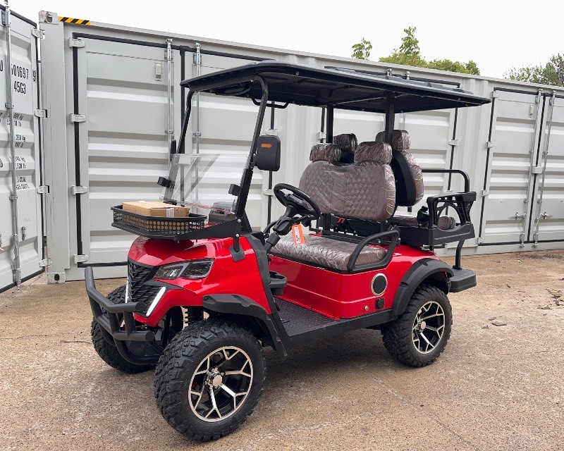 2026 FUTURE 4-Person Golf Cart (FT-GC22S) - Red - Assembled
