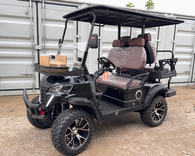 2026 FUTURE 4-Person Golf Cart (FT-GC22S) - Black - Assembled