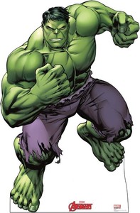 Cardboard People Hulk Life Size Cardboard Cutout Standup - Marvels Avengers Animated