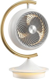 Desk Fans for Bedroom with Light, 16 Inch Table Air Circulator Fans with Ring Bracket, Oscillating Fan for Whole Room, 70  Vertical and 100  Oscillating, 3 Speeds, 28dB Quiet, for Home,Office,Outdoor
