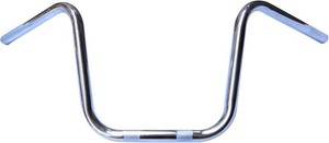 Universal 12 Rise Mini Ape Hanger Motorcycle Handlebars-7822MM Diameter Handlebars fit For Harley Softail Dyna Sportster Bobber Chopper Honda Yamaha Kawasaki Suzuki (Chrome)