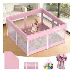 50x50 ABDTECH FOLDING PLAYPEN Pink